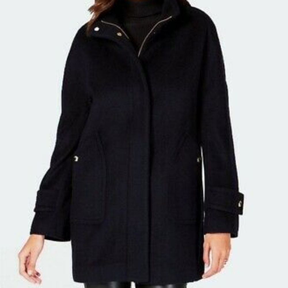 Anne Klein Navy dress coat